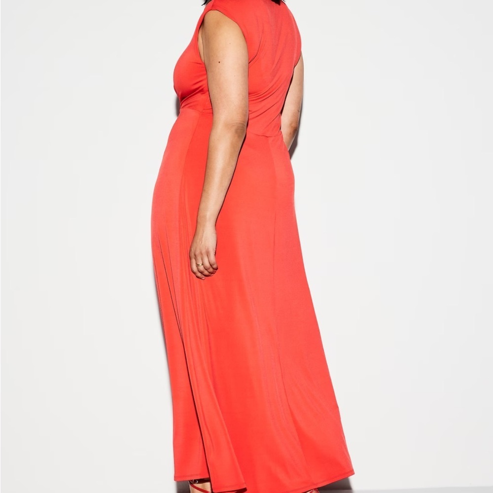 Old Navy The Occasion Twist-Front Maxi Dress – NWT – Size XL – Coral - Picture 7 of 15